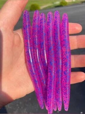 5” Senko Soft Plastic Bait “Cotton Candy” Pack of 10